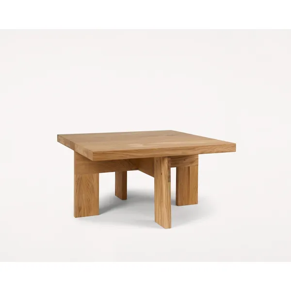 Farmhouse Square Coffee Table Natural Oak
