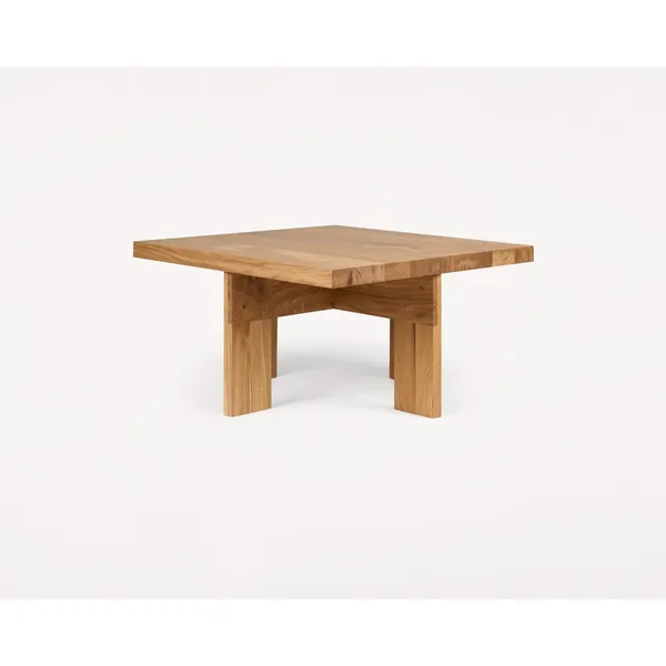 Farmhouse Square Coffee Table Natural Oak