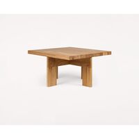 Farmhouse Square Coffee Table Natural Oak