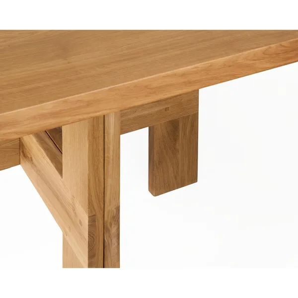 Farmhouse Square Coffee Table Natural Oak