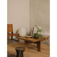 Farmhouse Square Coffee Table Natural Oak