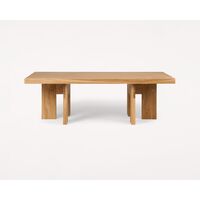 Farmhouse Rectangle Coffee Table Natural Oak