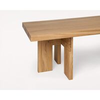 Farmhouse Rectangle Coffee Table Natural Oak