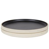 Otto Ceramic Tallerken Sæt af 2 Stor Sort
