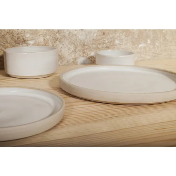 Otto Keramiek Bord Set van 2 Groot Wit