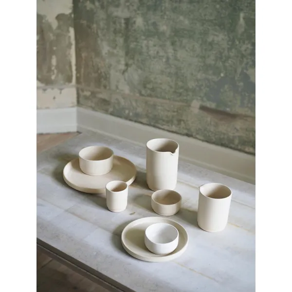 Otto Keramische Kom Set van 2 Medium Wit