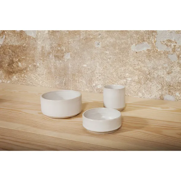Otto Ceramic Skål Sæt af 2 Medium Natural
