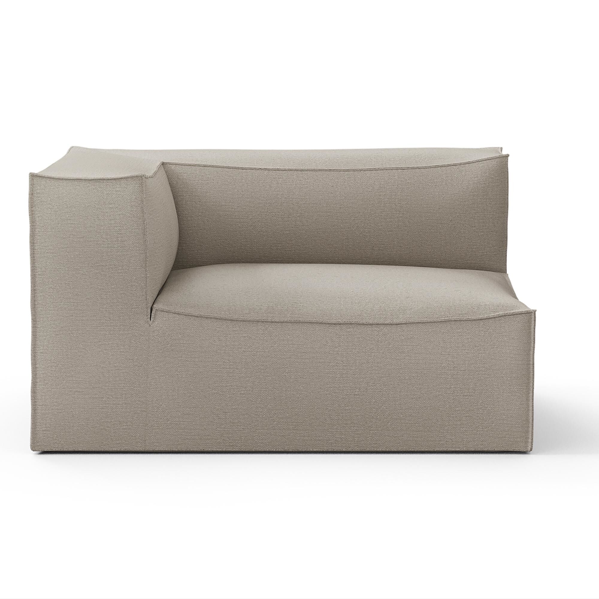 Catena Canapé Accoudoirs L L400 Coton Lin Naturel