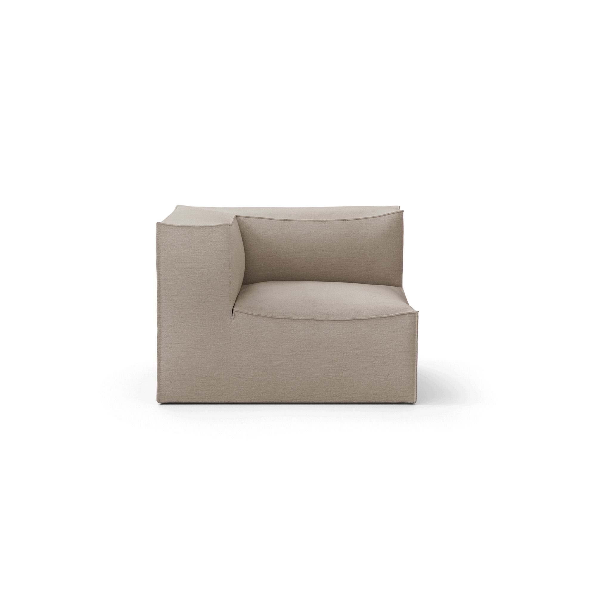 Catena Canapé D'angle L200 Coton Lin Naturel