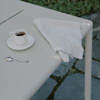 May Outdoor Table 85x85 Light Gray