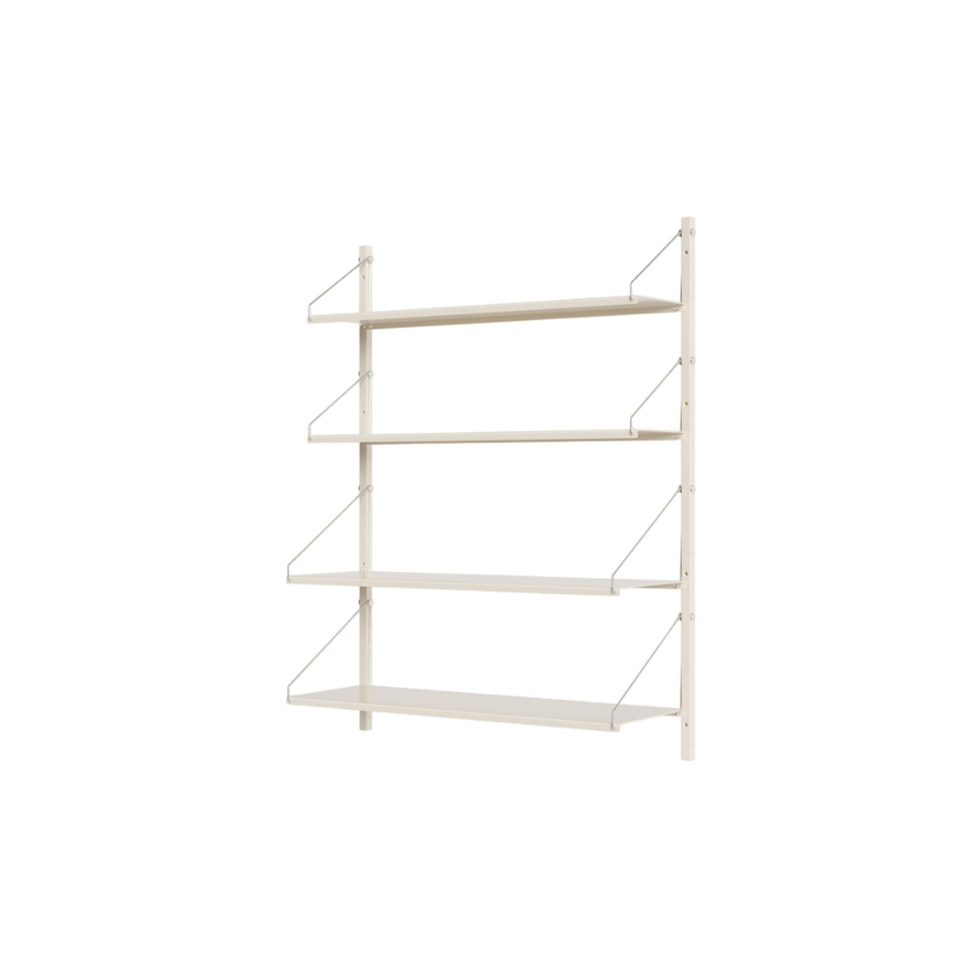 Shelf Library Single Section Hylde 108,4x80 Varm Hvid