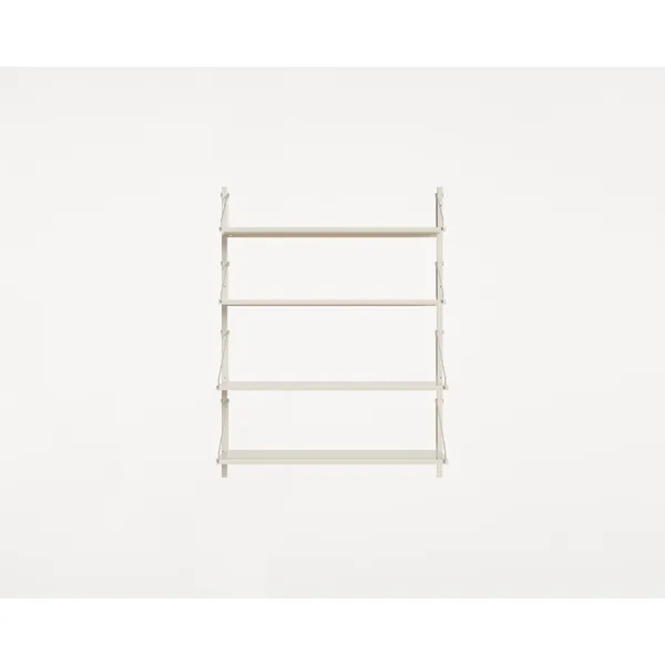 Shelf Library Single Section Hylde 108,4x80 Varm Hvid