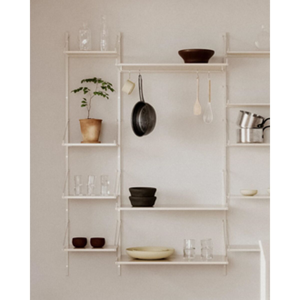 Shelf Library Hanger Shelf 108.4x80 Warm White