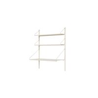 Shelf Library Desk Section Shelf 108.4x80 Warm White