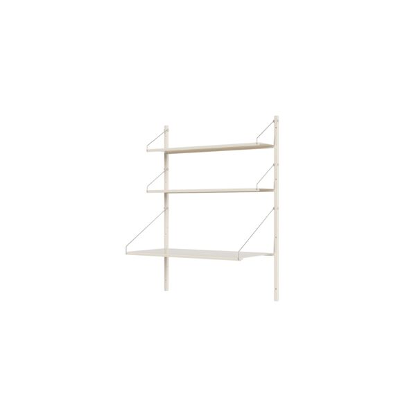 Shelf Library Desk Section Shelf 108.4x80 Warm White