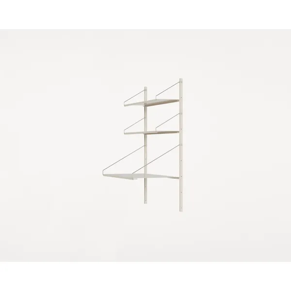 Shelf Library Desk Section Shelf 108.4x80 Warm White