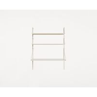 Shelf Library Desk Section Shelf 108.4x80 Warm White