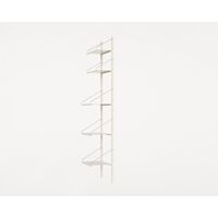 Shelf Library Single Section Bookcase 185.2x40 Warm White