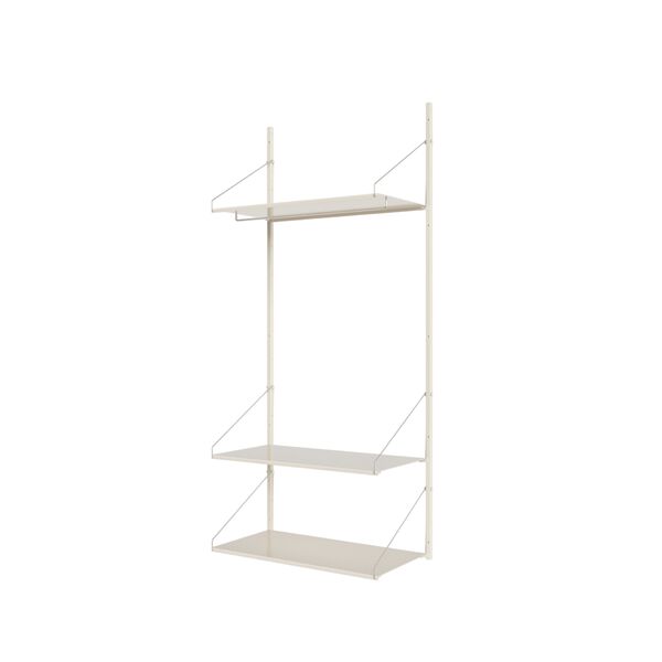 Estantería Shelf Library Hanger 185,2 x 80 cm , Blanco Cálido