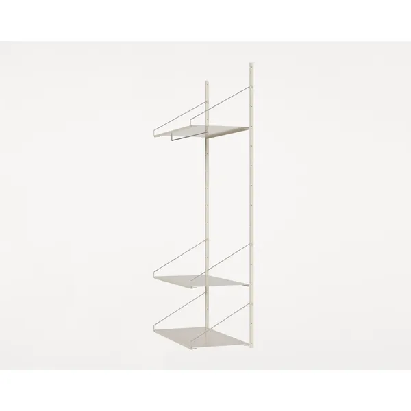 Shelf Library Hanger Shelving Unit 185.2x80 Warm White