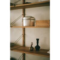 Shelf Library Desk Section Reol 185,2x80 Varm Hvid