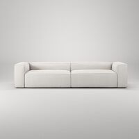 Grand 4-Sitzer Sofa Steam/Weiß