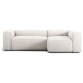 Grand 3-sitssoffa Divan Höger Steam/Vit
