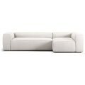 Grand 4-seters Sofa Divan Høyre Damp/ Hvit