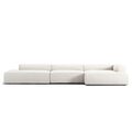 Grand 5-Sitzer Sofa, Offenes Ende Links, Dampf/ Weiß