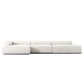 Grand 5-Seater Sofa Open End Right Steam/White