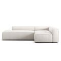 Divano A 3 Posti Grand Open End Left Steam/ Bianco