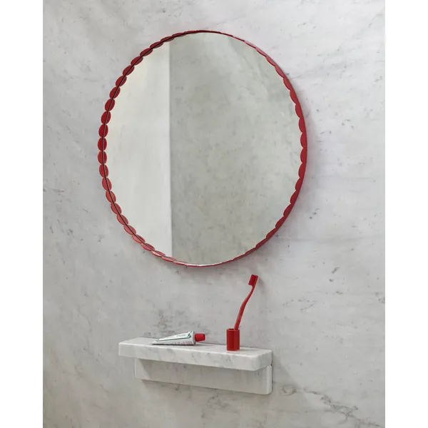 Arcs Miroir Rond Rouge