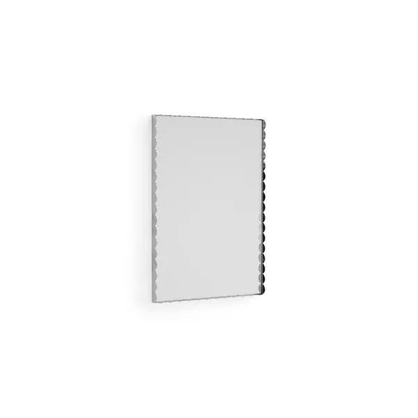 Arcs Rectangle Mirror Small Chrome