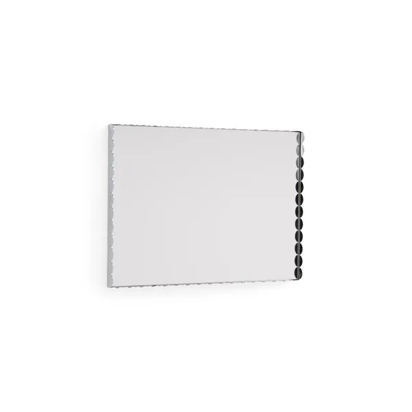 Arcs Rectangle Mirror Small Chrome