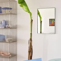 Arcs Miroir Rectangulaire Petit Chrome