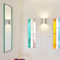 Arcs Rectangle Spejl Medium Grøn