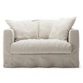 Le Grand Air Love Seat Armchair Cream White