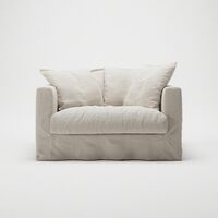 Le Grand Air Love Seat Armchair Cream White