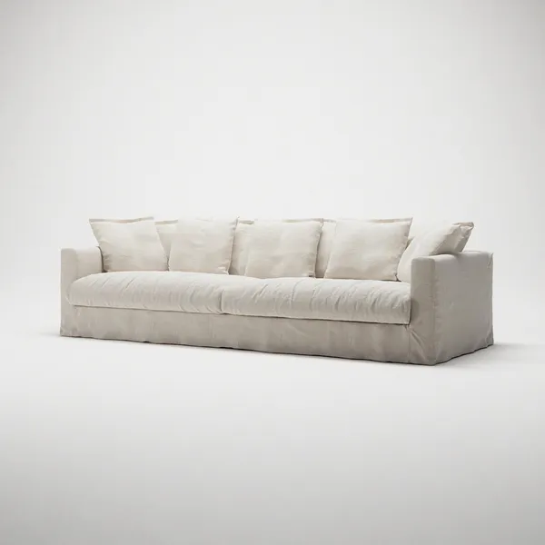 Le Grand Air XL 4-Sitzer Sofa Cremeweiß