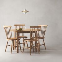 Wood Dining Table Set Oak