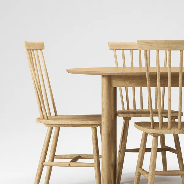 Wood Dining Table Set Oak