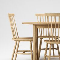 Wood Dining Table Set Oak