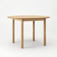 Wood Dining Table Set Oak/ Orange