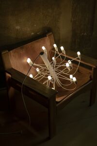2097/18 Hanglamp Mat Wit met LED