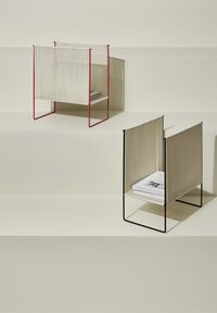 Portariviste String Rosso/ Bianco