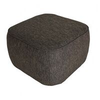 Cube Pouf Dark Brown