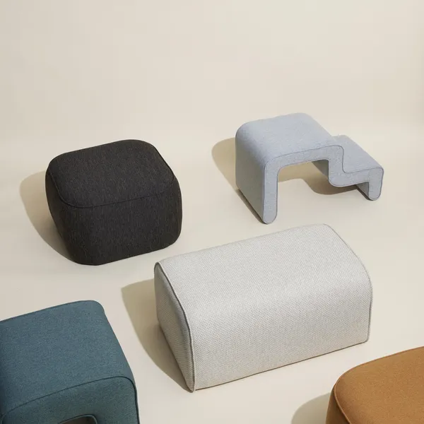 Cube Pouf Dark Brown