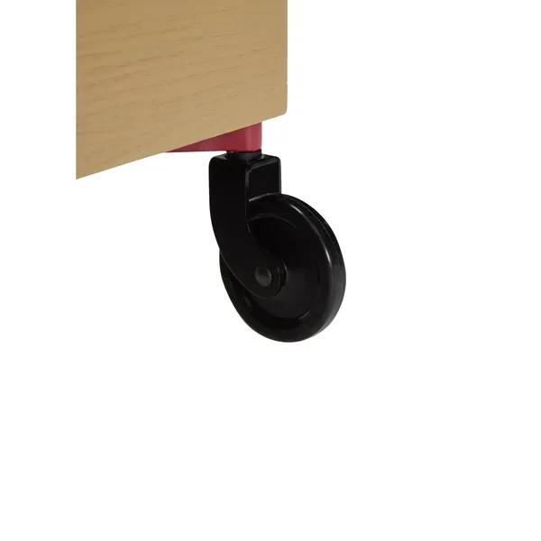 Fresh Rolling Table Khaki/ Burgundy