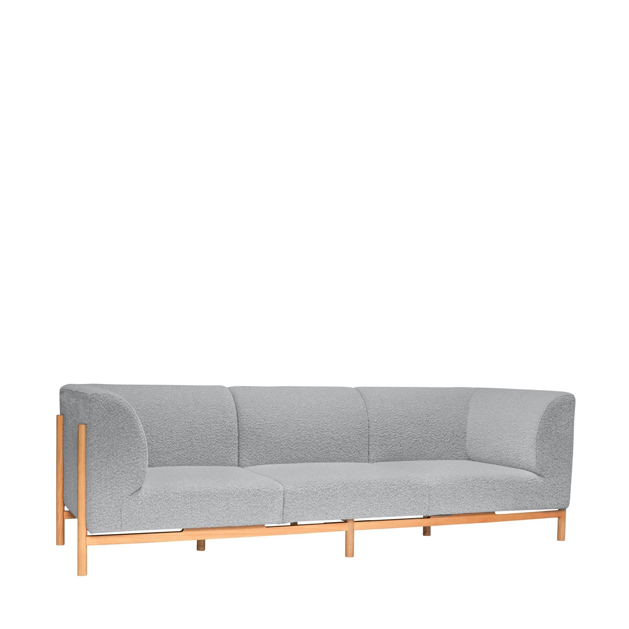 Moment Sofa 3 Seater Stor Gr/Natur
