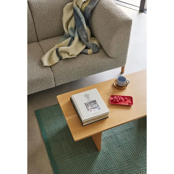 Moment Sofa 3 Seater Large Gray/Natural